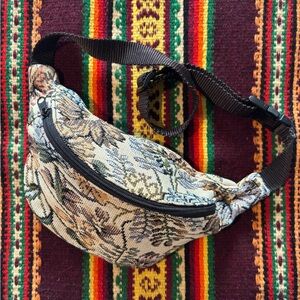 Vintage Floral Tapestry Belt Bag/Fanny Pack